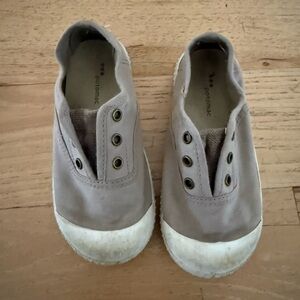 Kids Slip-On Shoes - Gray/beige European
